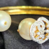 Bracelet With Diamonds & Pearls