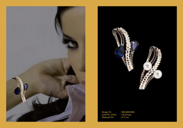 Bracelet With Diamonds & Stones