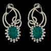 Earrings With Diamond & Stones