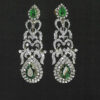 Earrings With Diamonds & Colour Stones