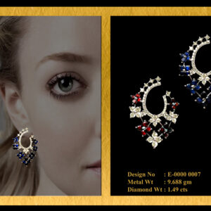 Earrings With Diamonds & Stones