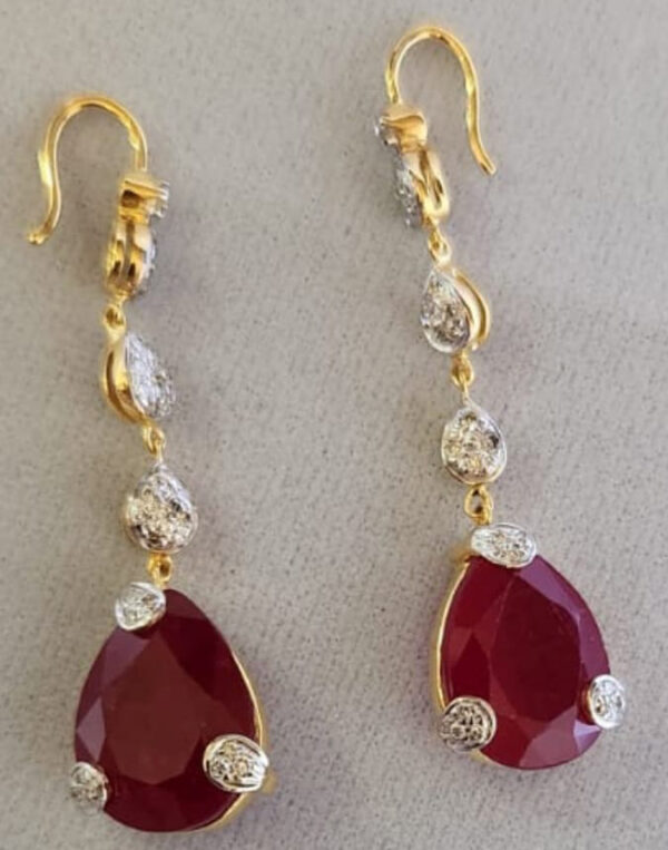 Earrings With Diamonds & Stones