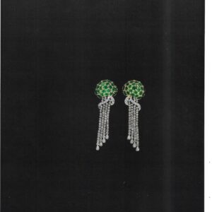 Earrings With Diamonds & Stones