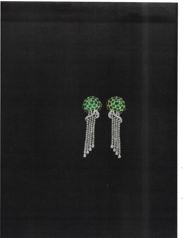 Earrings With Diamonds & Stones