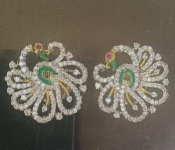 Earrings With Diamonds & Stones