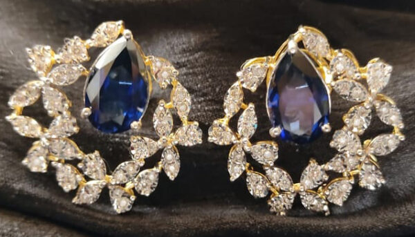 Earrings With Diamonds & Stones