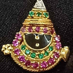 Pendant With Diamond & Colour Stones